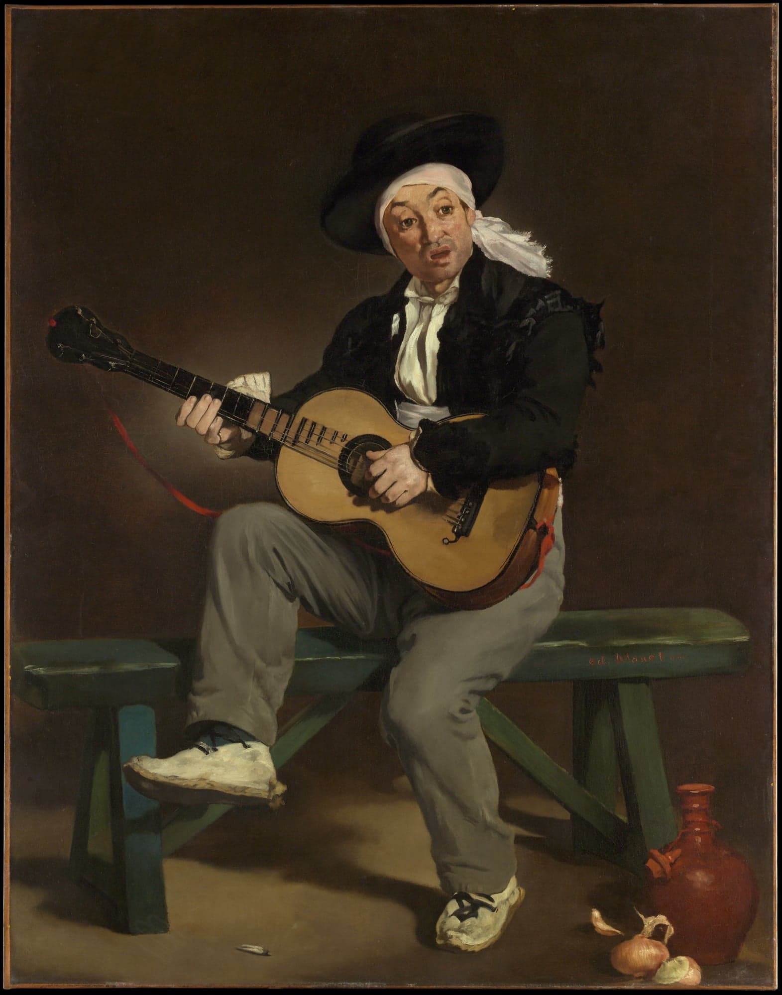 The Spanish Singer, by Edouard Manet, 1860