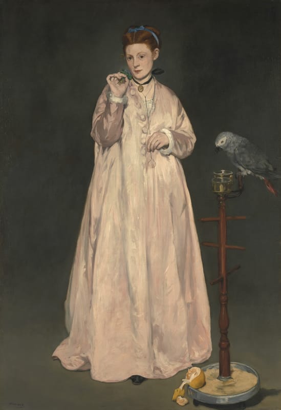 Young Lady in 1866, by Edouard Manet, 1866