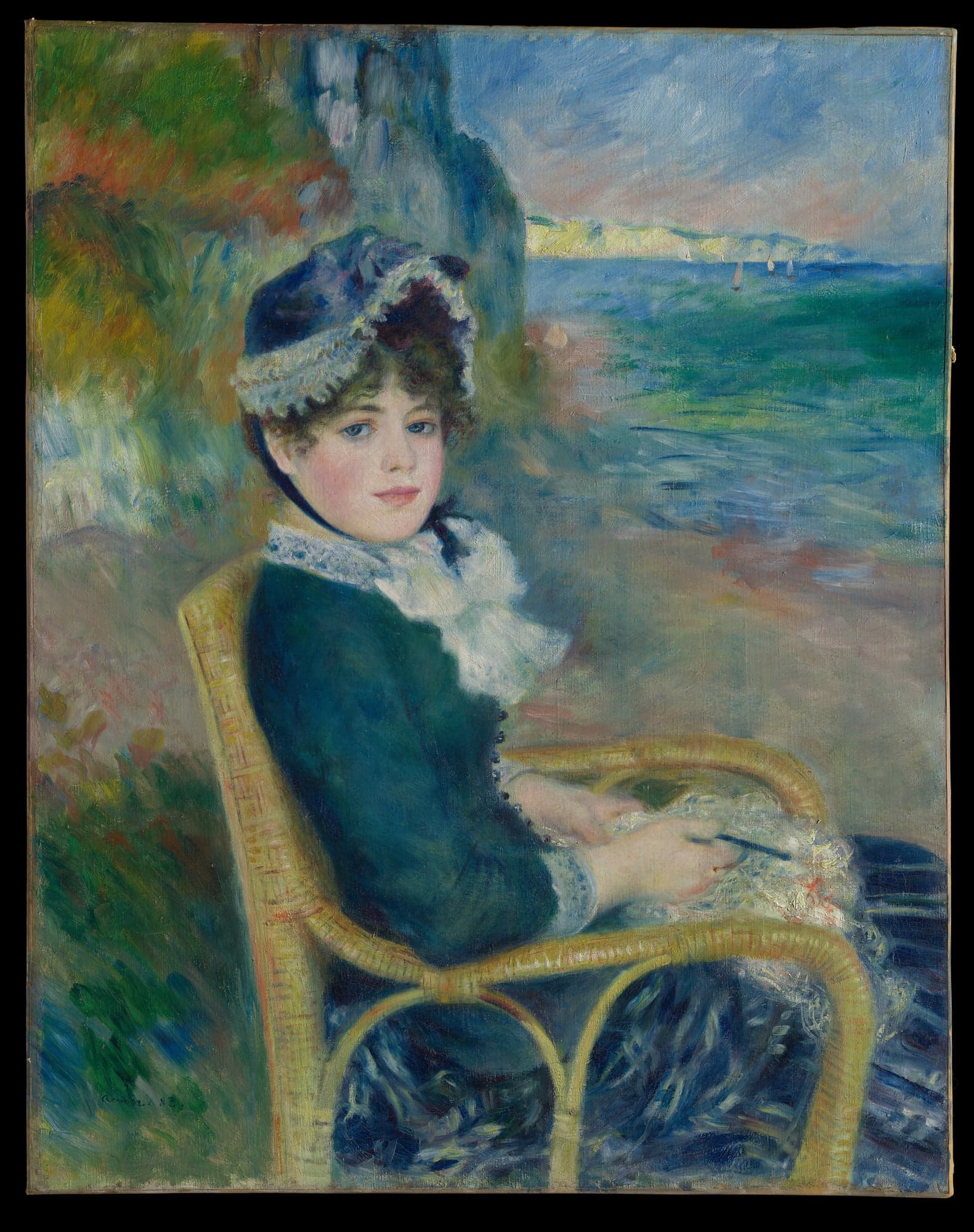 By the Seashore, by Auguste Renoir, 1883