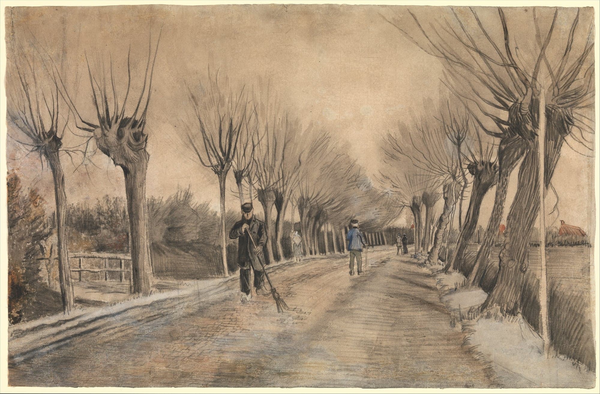 Road in Etten, by Vincent van Gogh, 1881