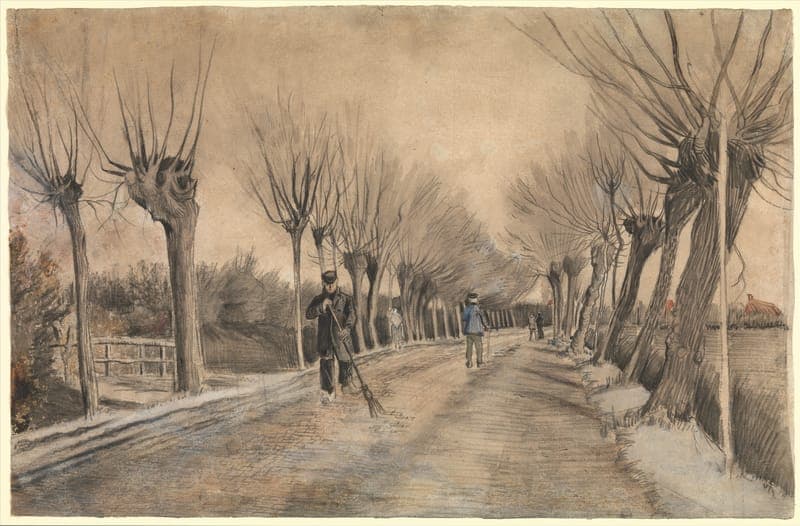 Road in Etten, by Vincent van Gogh, 1881