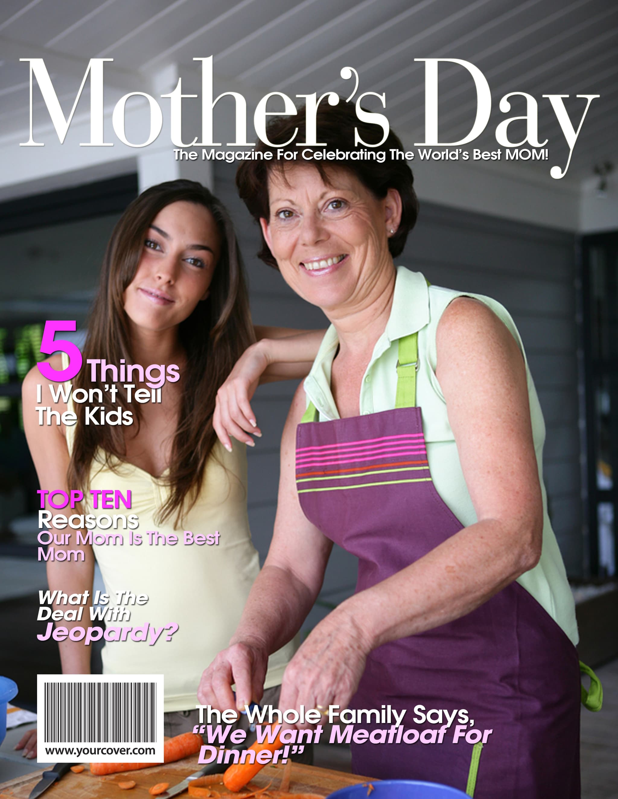 30th Birthday magazine cover template