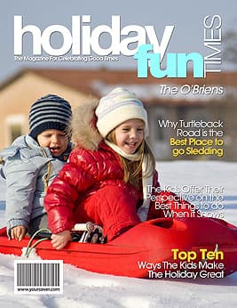 undefined magazine cover template