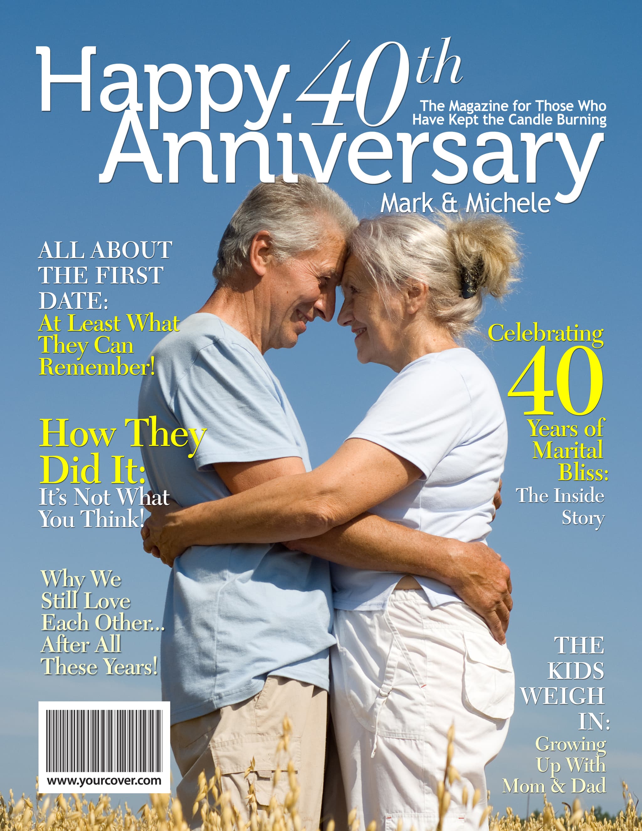 Anniversary magazine covers