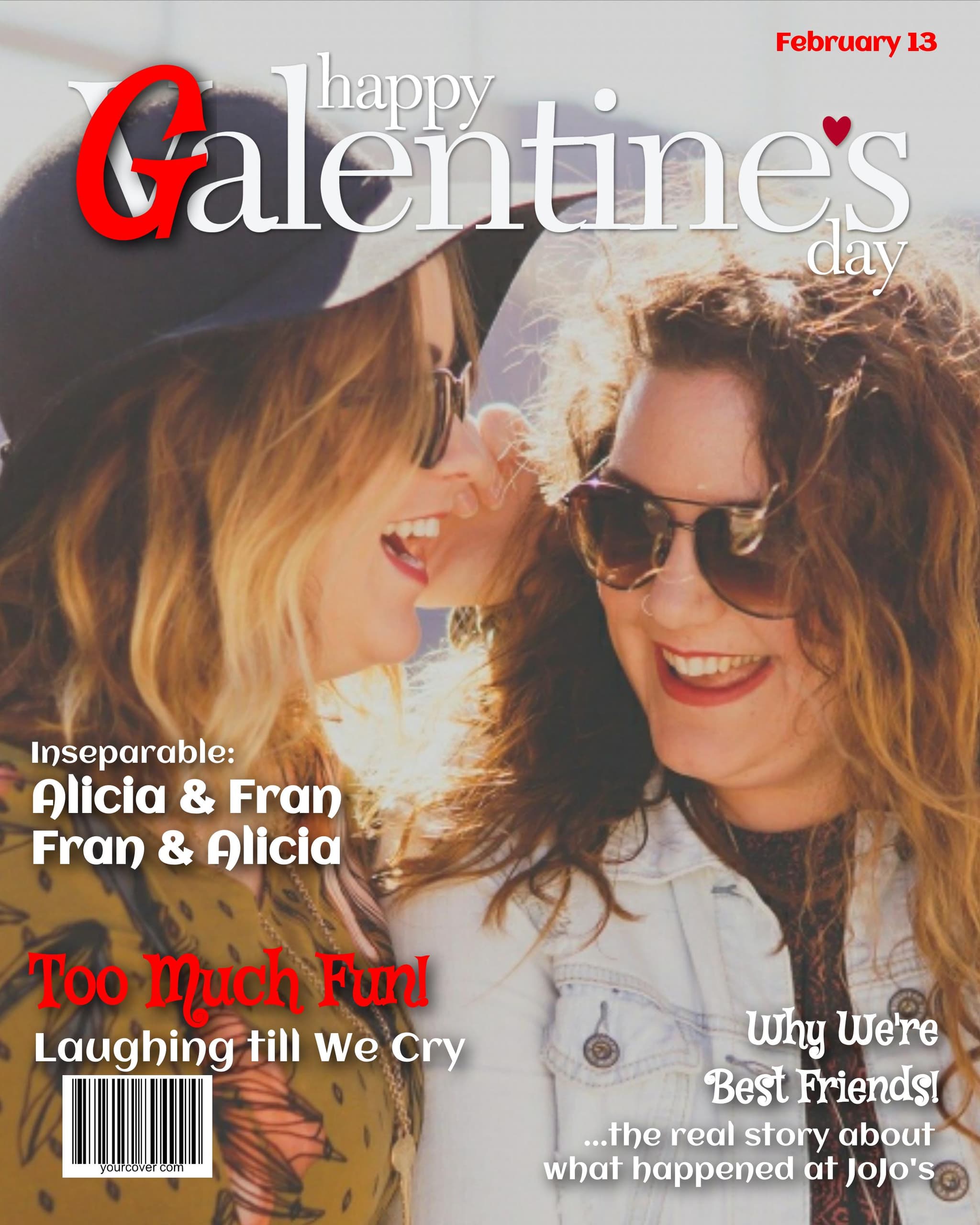 Holiday magazine cover example 3