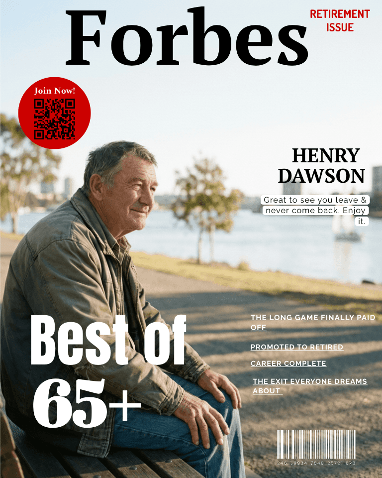 Forbes Great magazine cover template