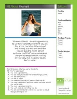 Magazine Cover — Back