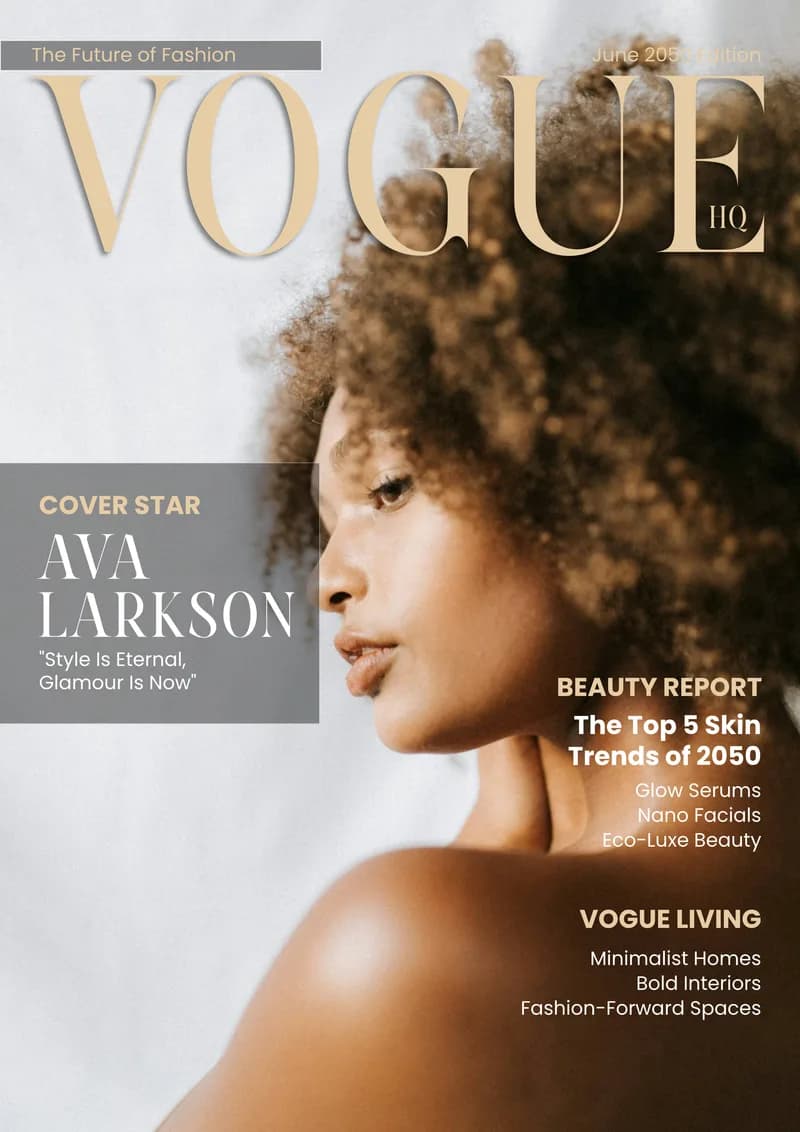 Vogue Glamor cover