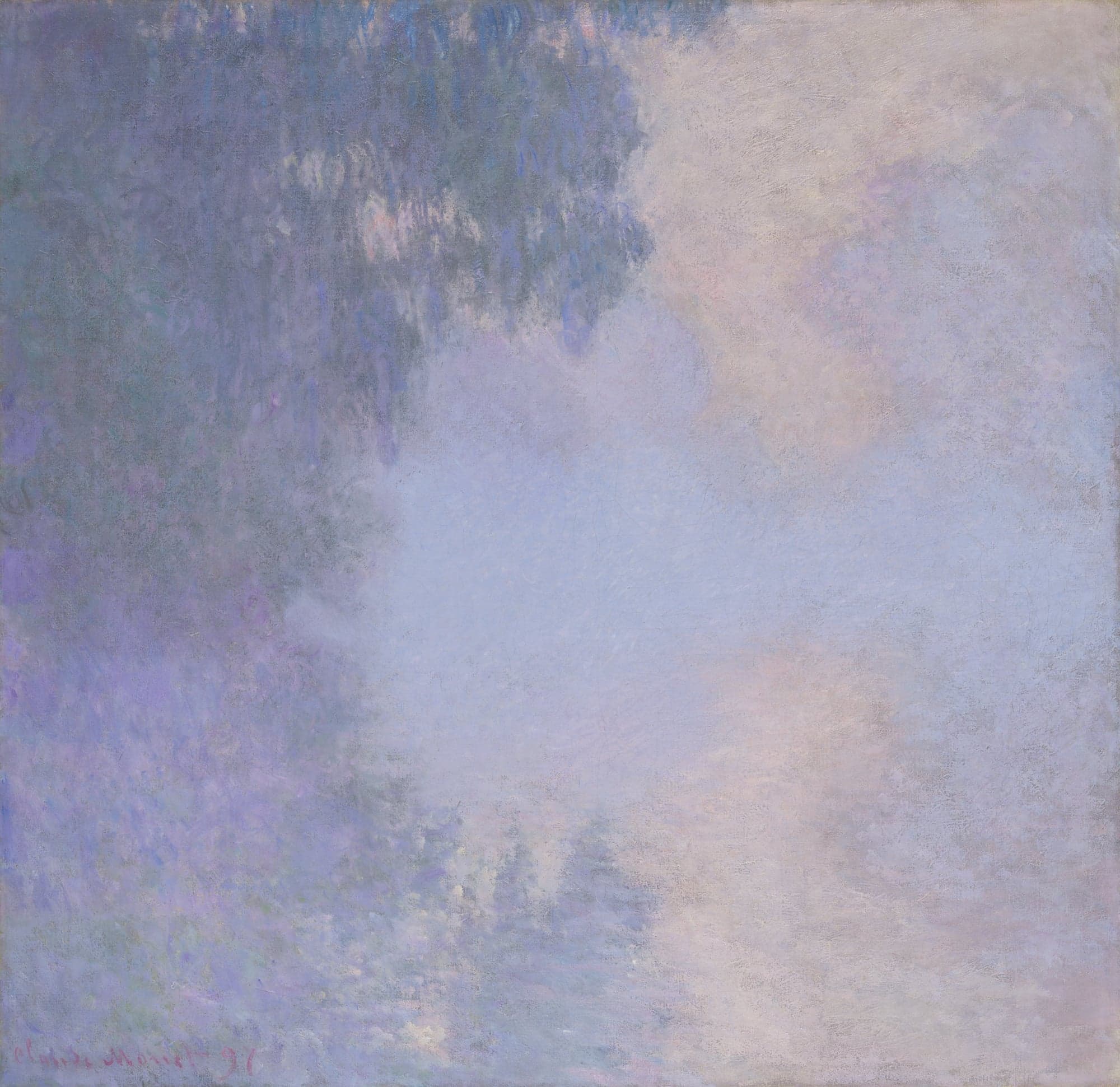 Branch of the Seine near Giverny (Mist), by Claude Monet, 1897