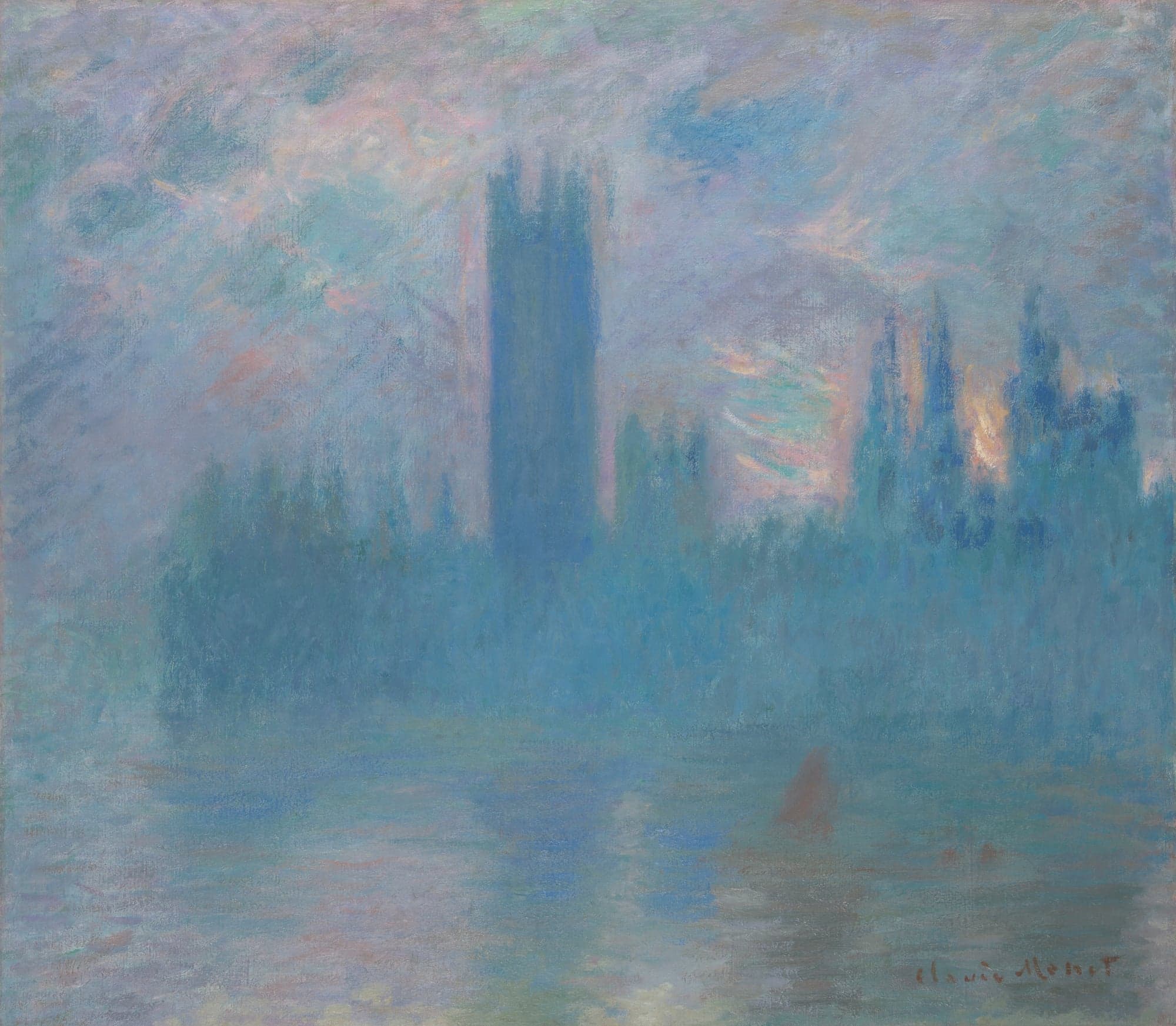 Houses of Parliament, London, by Claude Monet, 1900–1