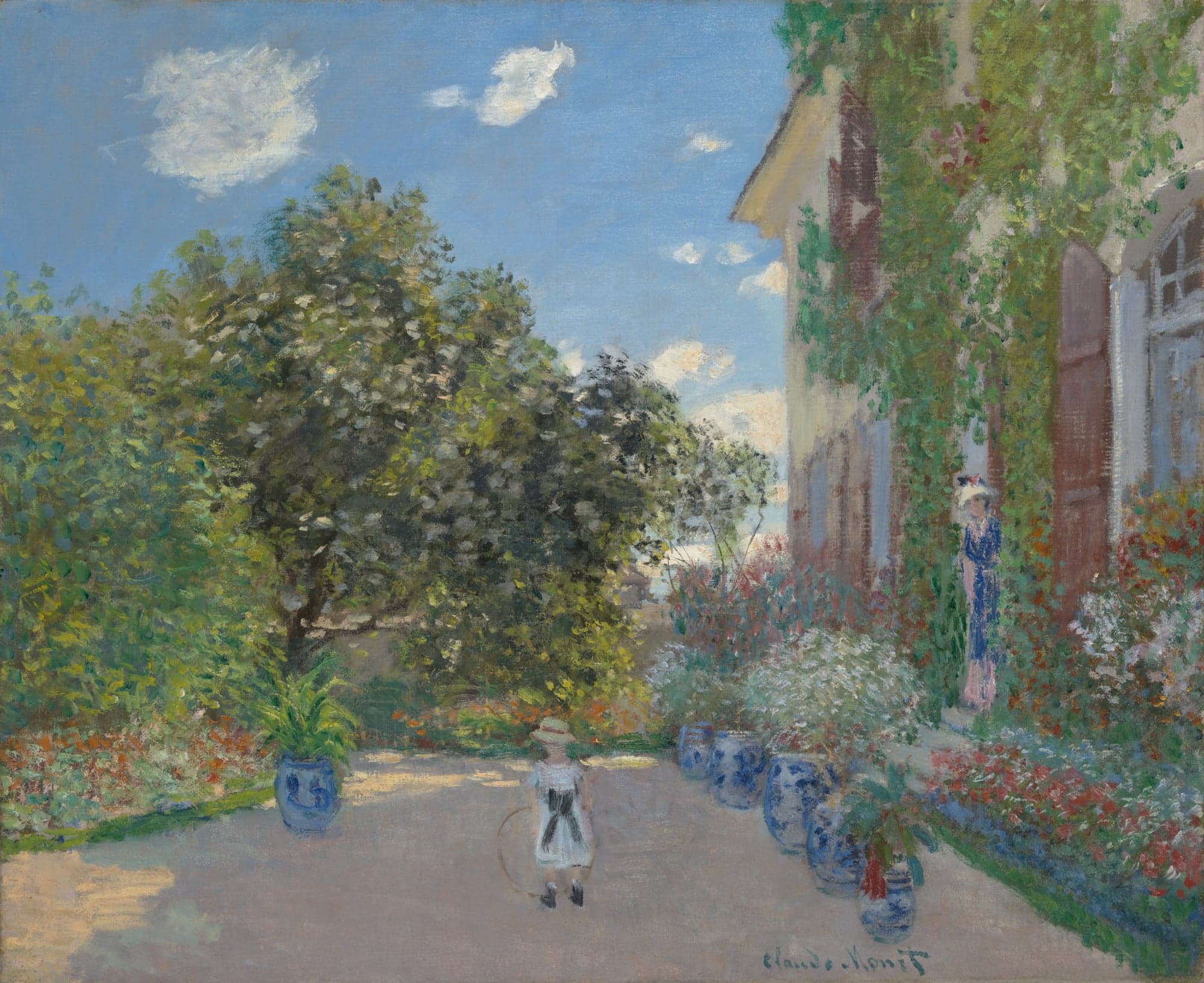The Artist's House at Argenteuil, by Claude Monet, 1873