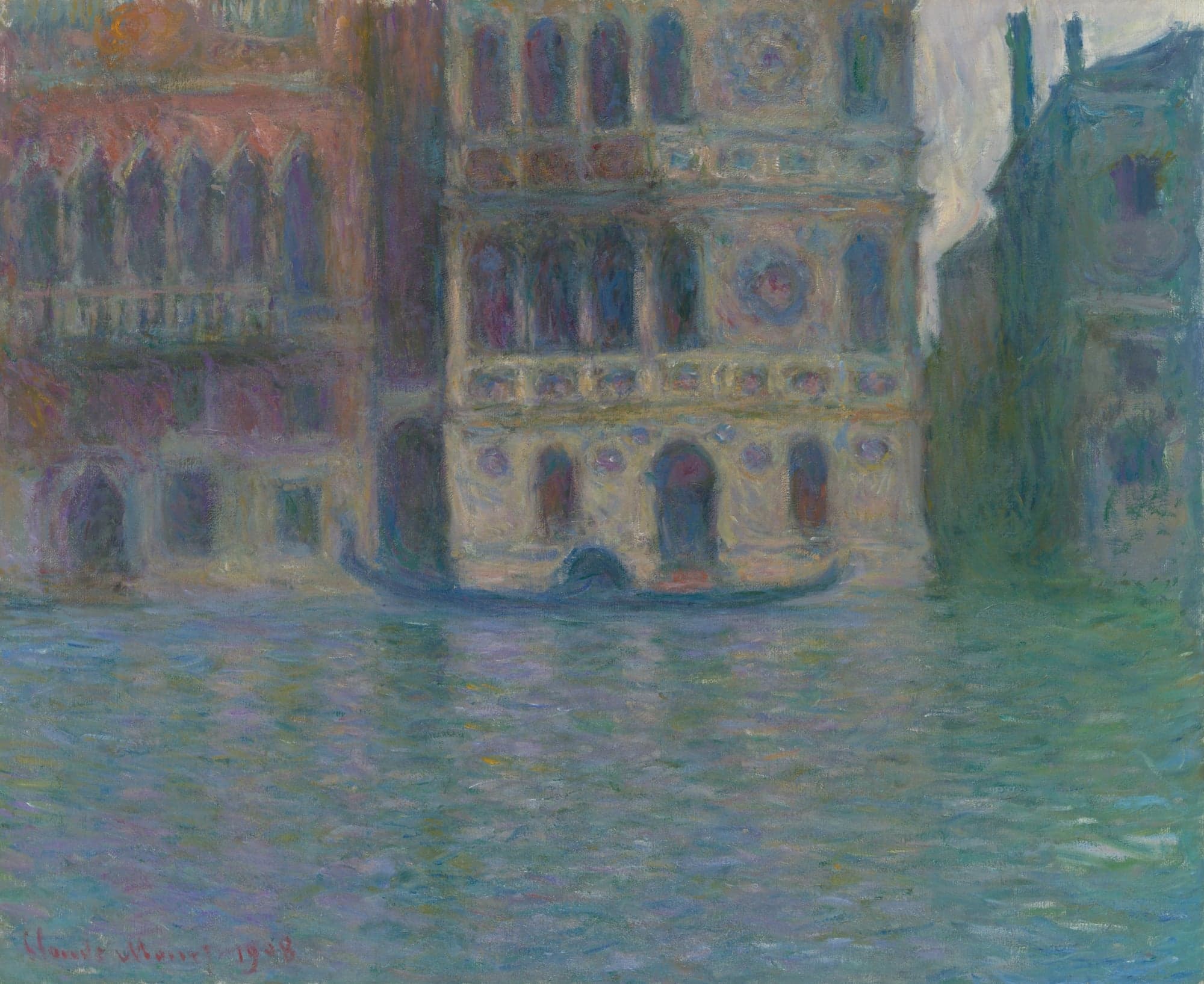 Venice, Palazzo Dario, by Claude Monet, 1908