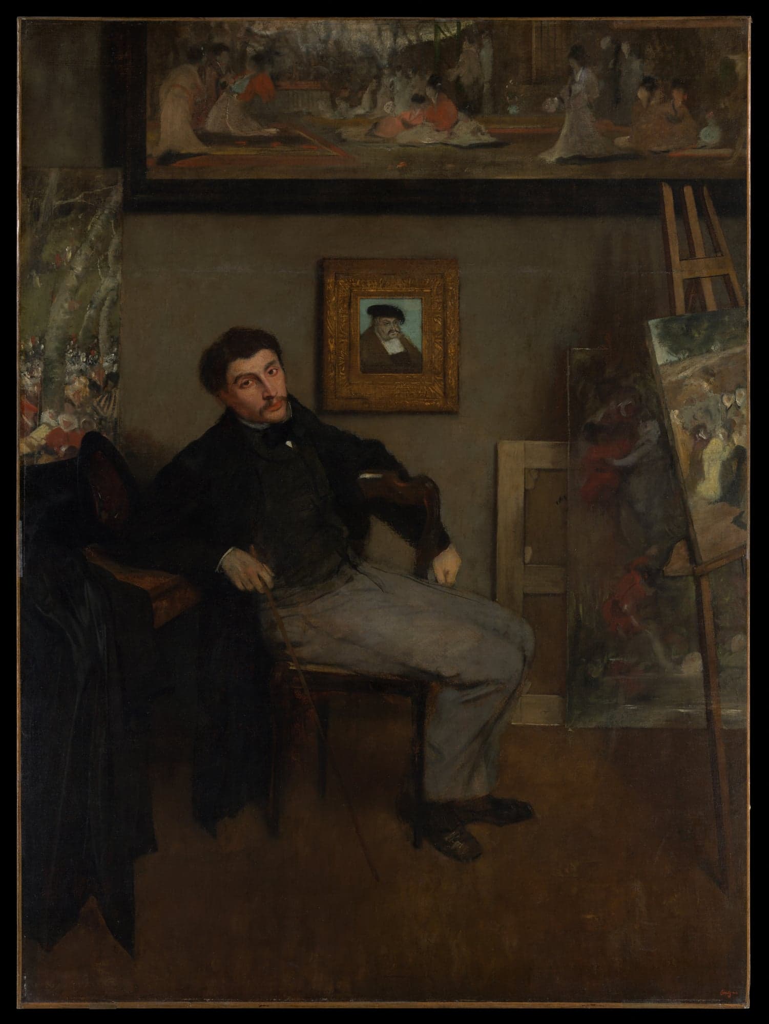 James-Jacques-Joseph Tissot (1836–1902), by Edgar Degas, ca. 1867–68