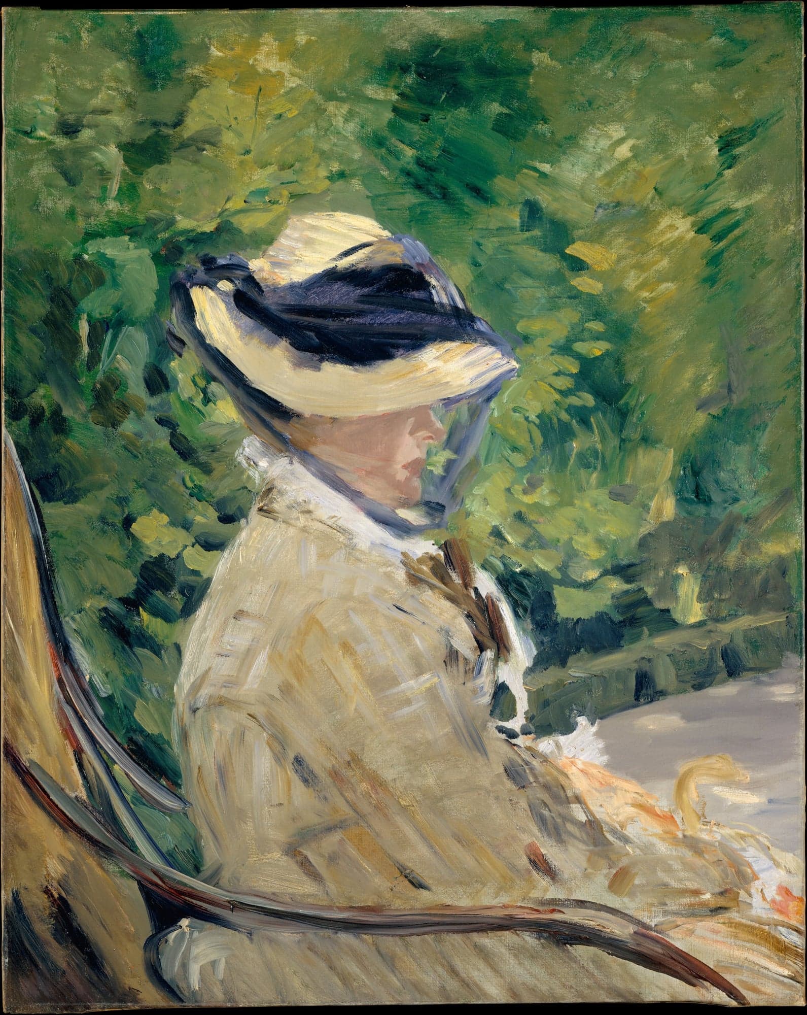 Madame Manet (Suzanne Leenhoff, 1829–1906) at Bellevue, by Edouard Manet, 1880