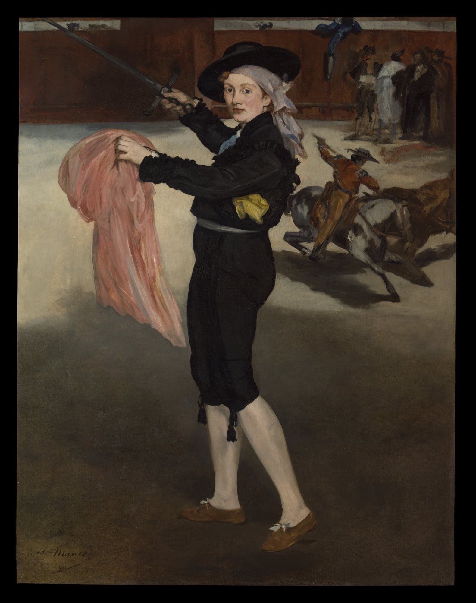 Mademoiselle V. . . in the Costume of an Espada, by Edouard Manet, 1862