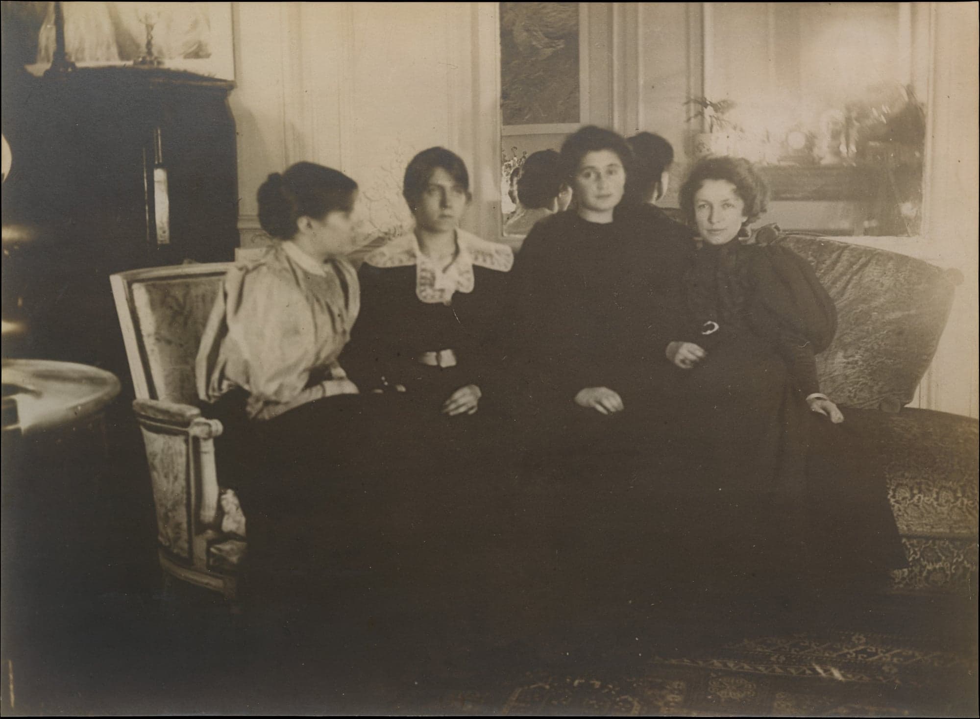 Paule Gobillard, Jeannie Gobillard, Julie Manet, and Geneviève Mallarmé, by Edgar Degas, 1895