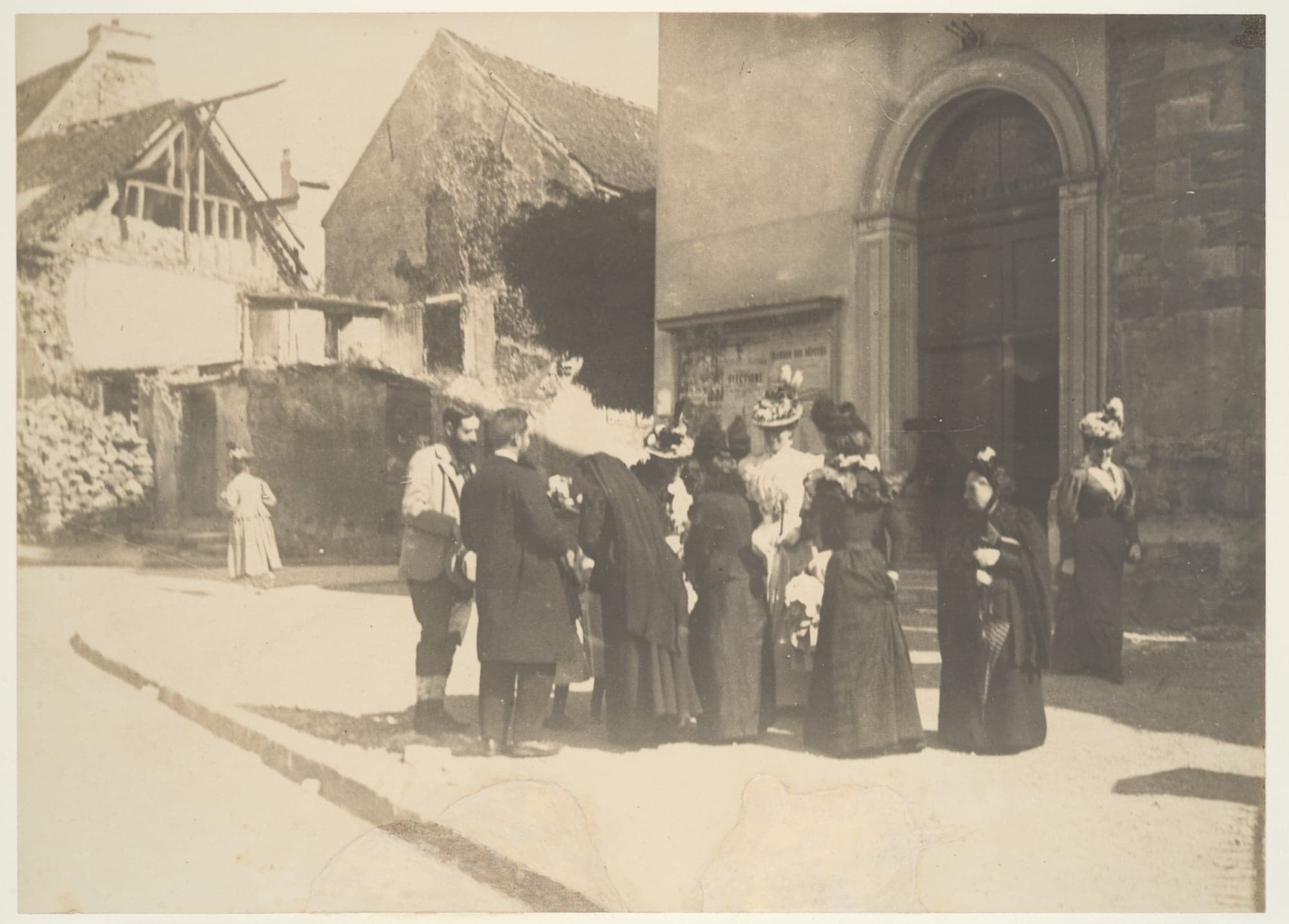 Street Scene, La-Queue-en-Brie (Val-de-Marne), by Edgar Degas, ca. 1896