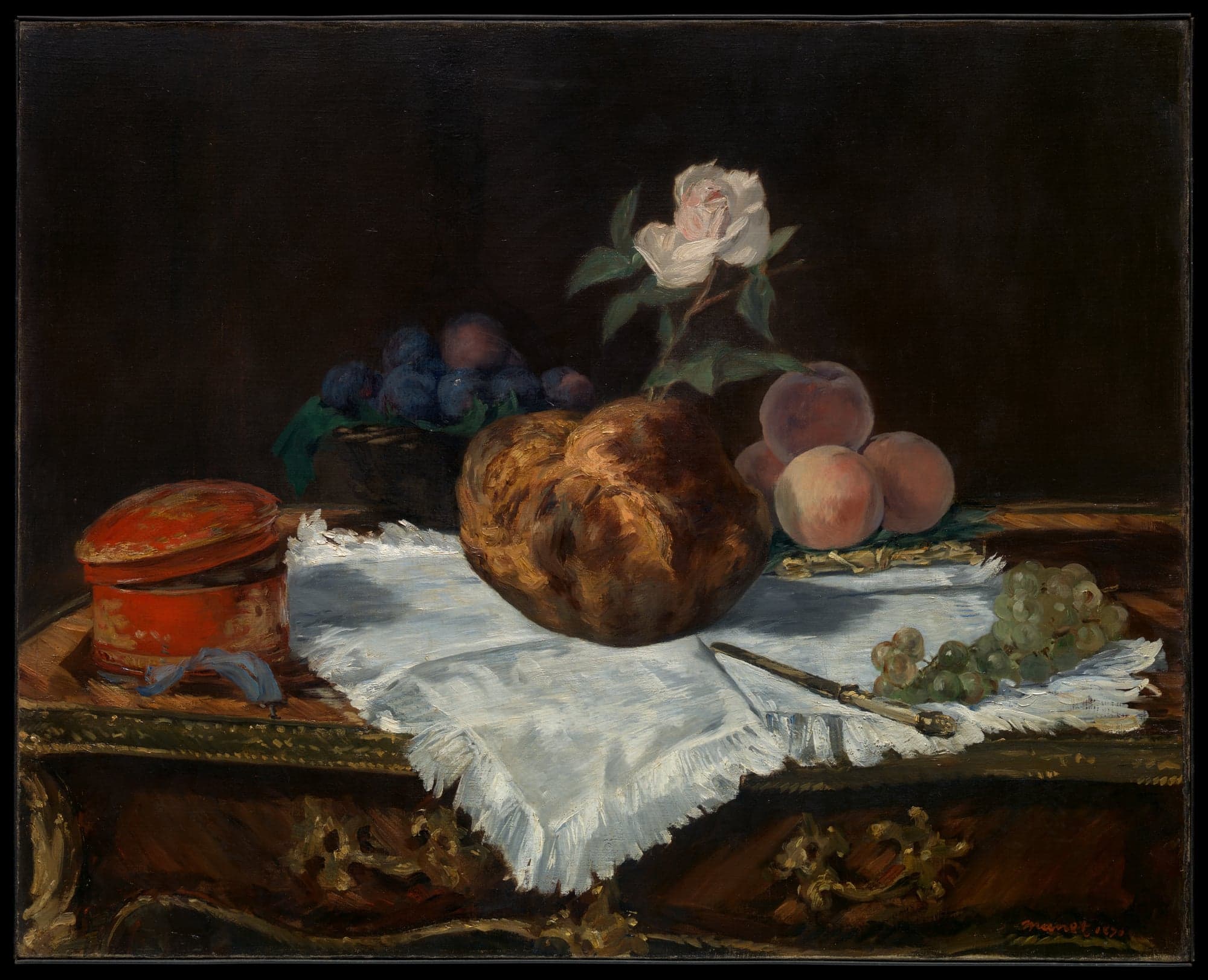 The Brioche, by Edouard Manet, 1870