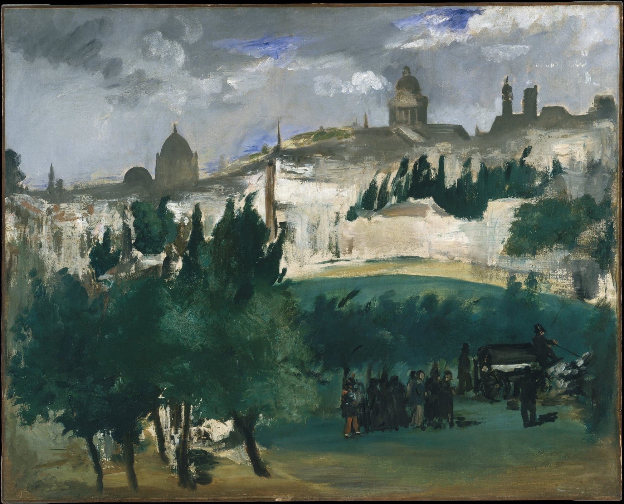 The Funeral, by Edouard Manet, ca. 1867