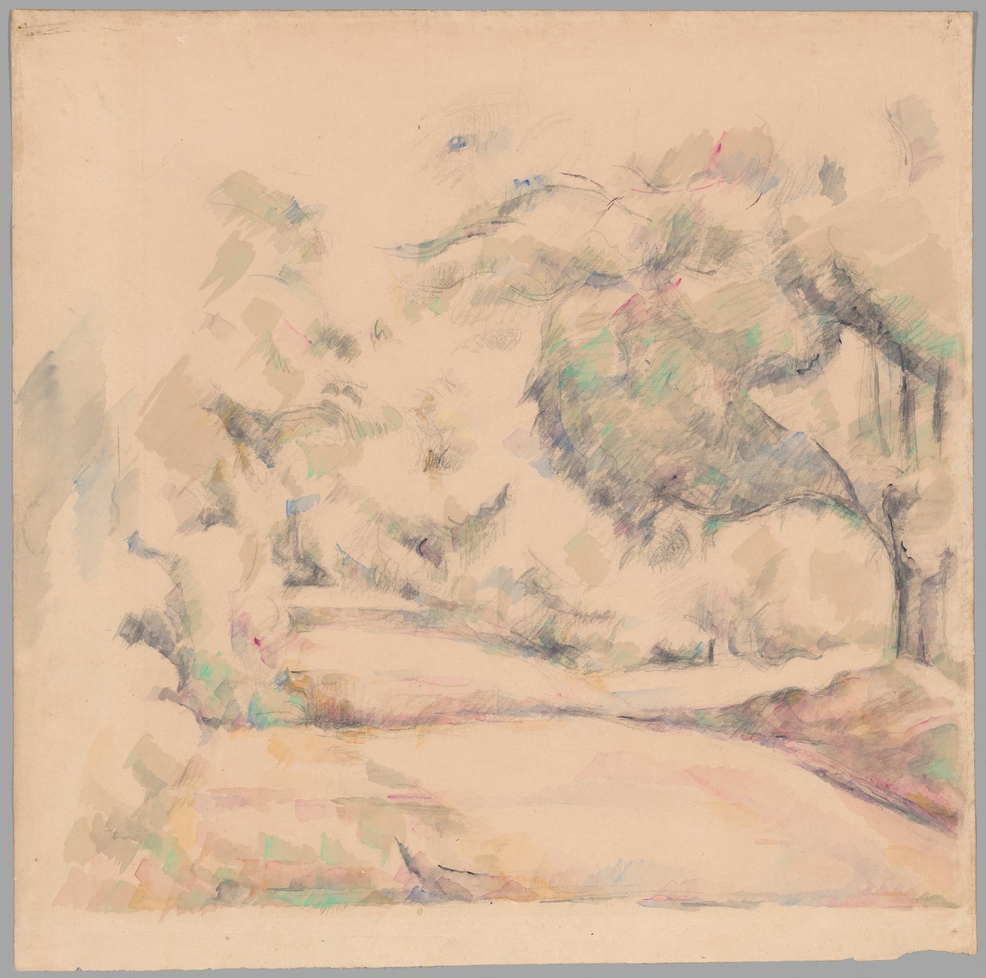 Road in Provence, by Paul Cezanne, c. 1885