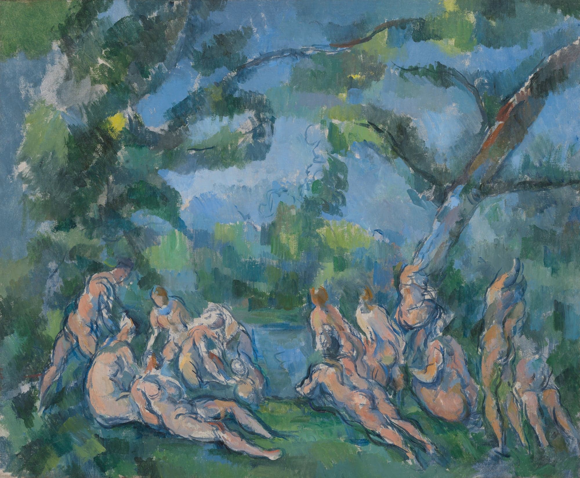 The Bathers, by Paul Cezanne, 1899-1904