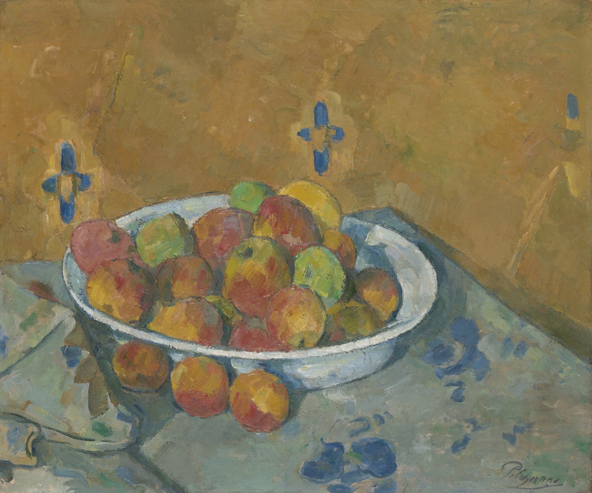 The Plate of Apples, by Paul Cezanne, c. 1877