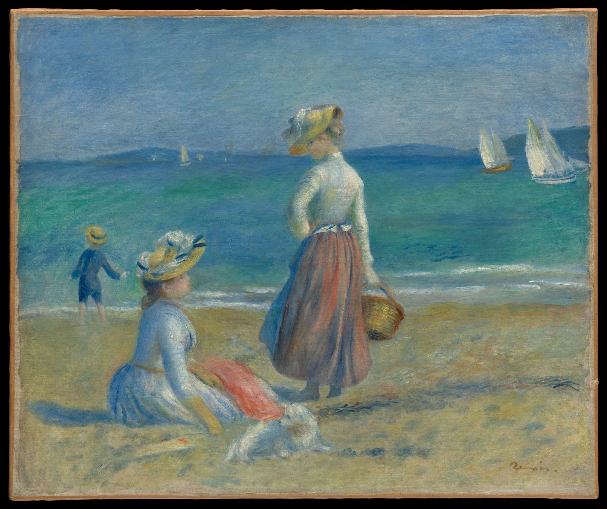 Figures on the Beach, by Auguste Renoir, 1890