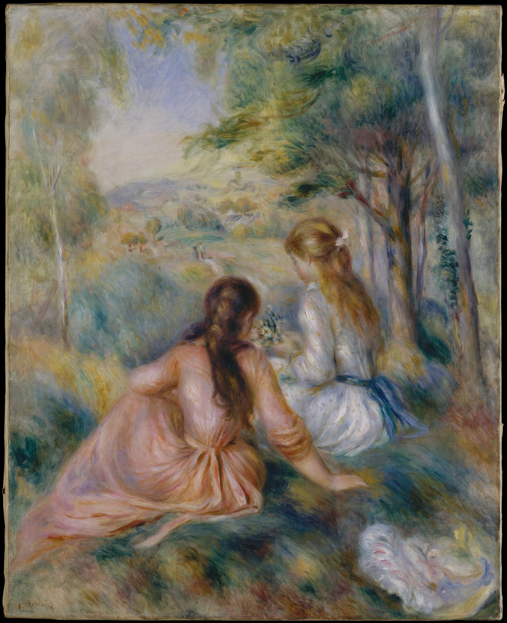 In the Meadow, by Auguste Renoir, 1888–92