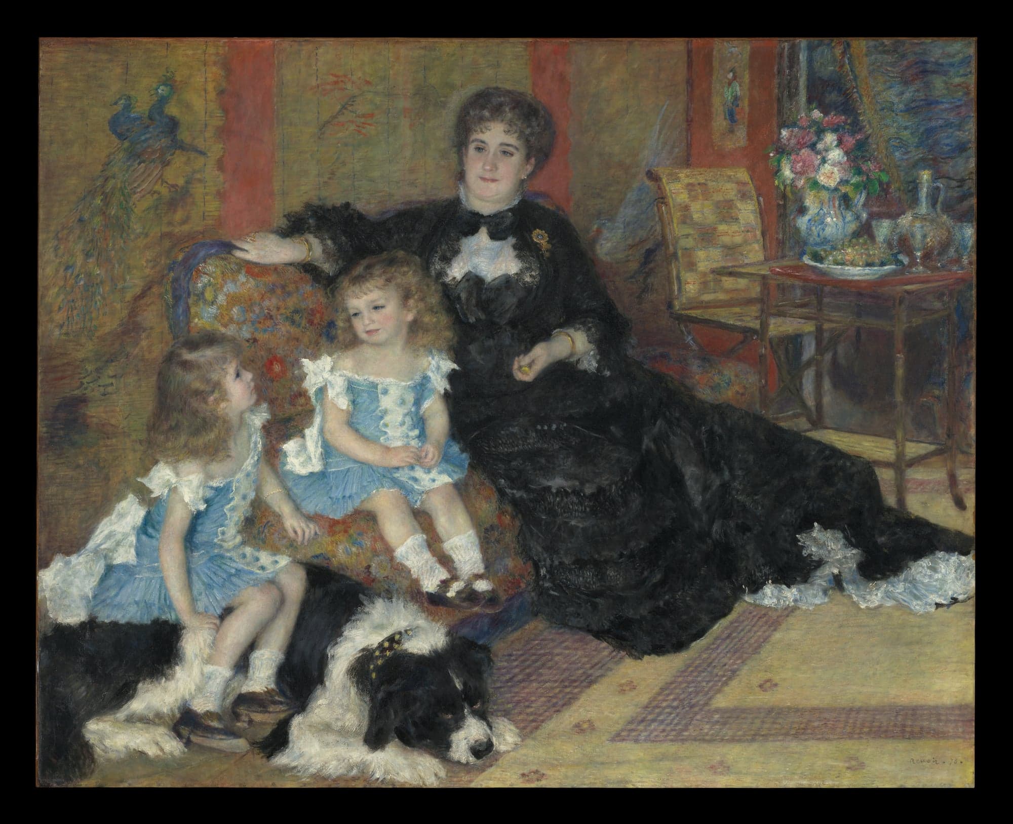 Madame Georges Charpentier (Marguerite-Louise Lemonnier, 1848–1904) and Her Children, Georgette-Berthe (1872–1945) and Paul-E