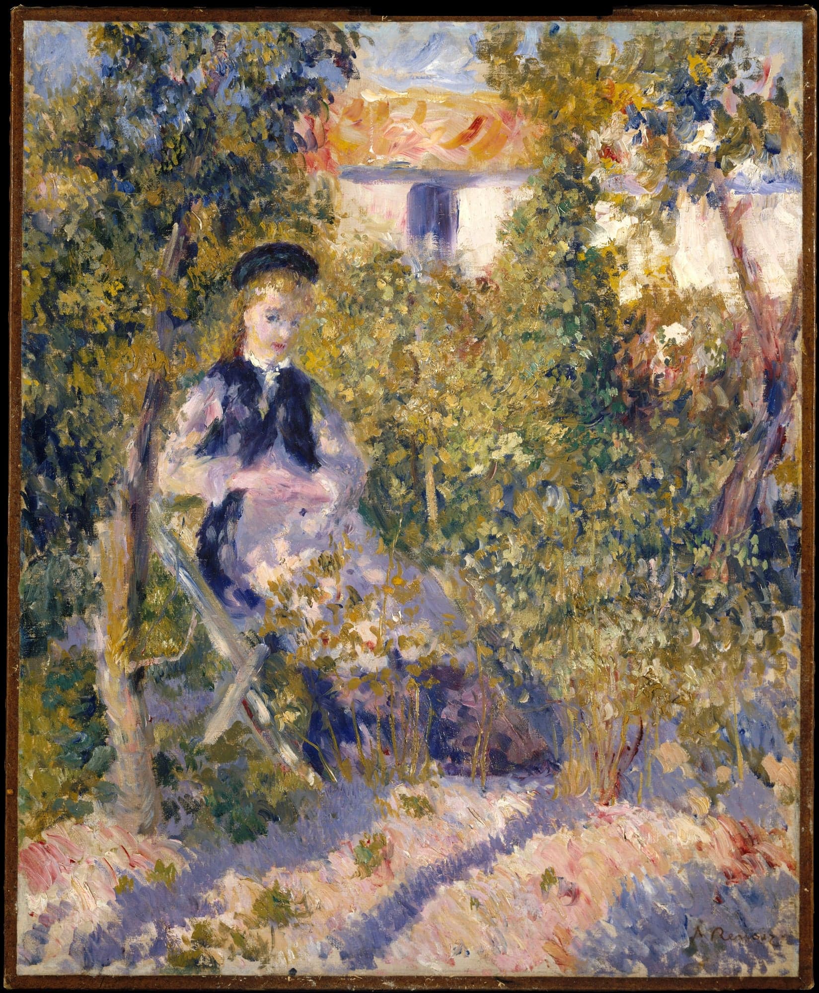 Nini in the Garden (Nini Lopez), by Auguste Renoir, 1876