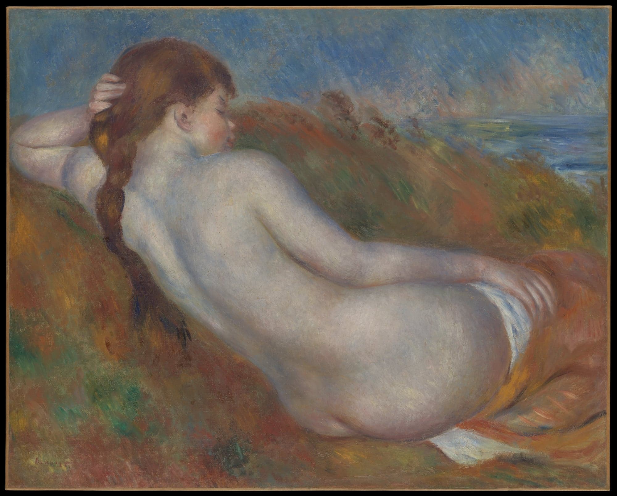Reclining Nude, by Auguste Renoir, 1883