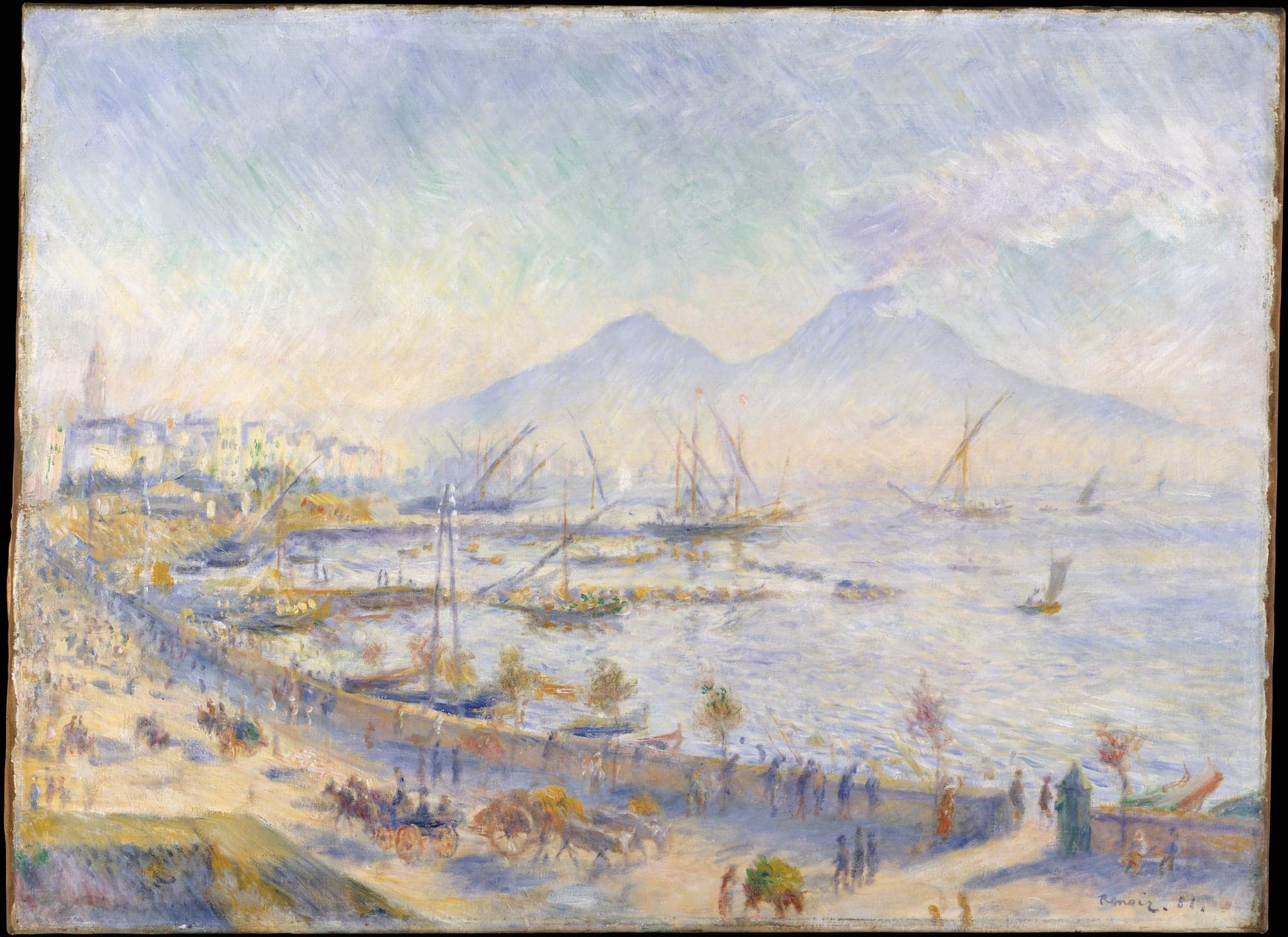 The Bay of Naples, by Auguste Renoir, 1881