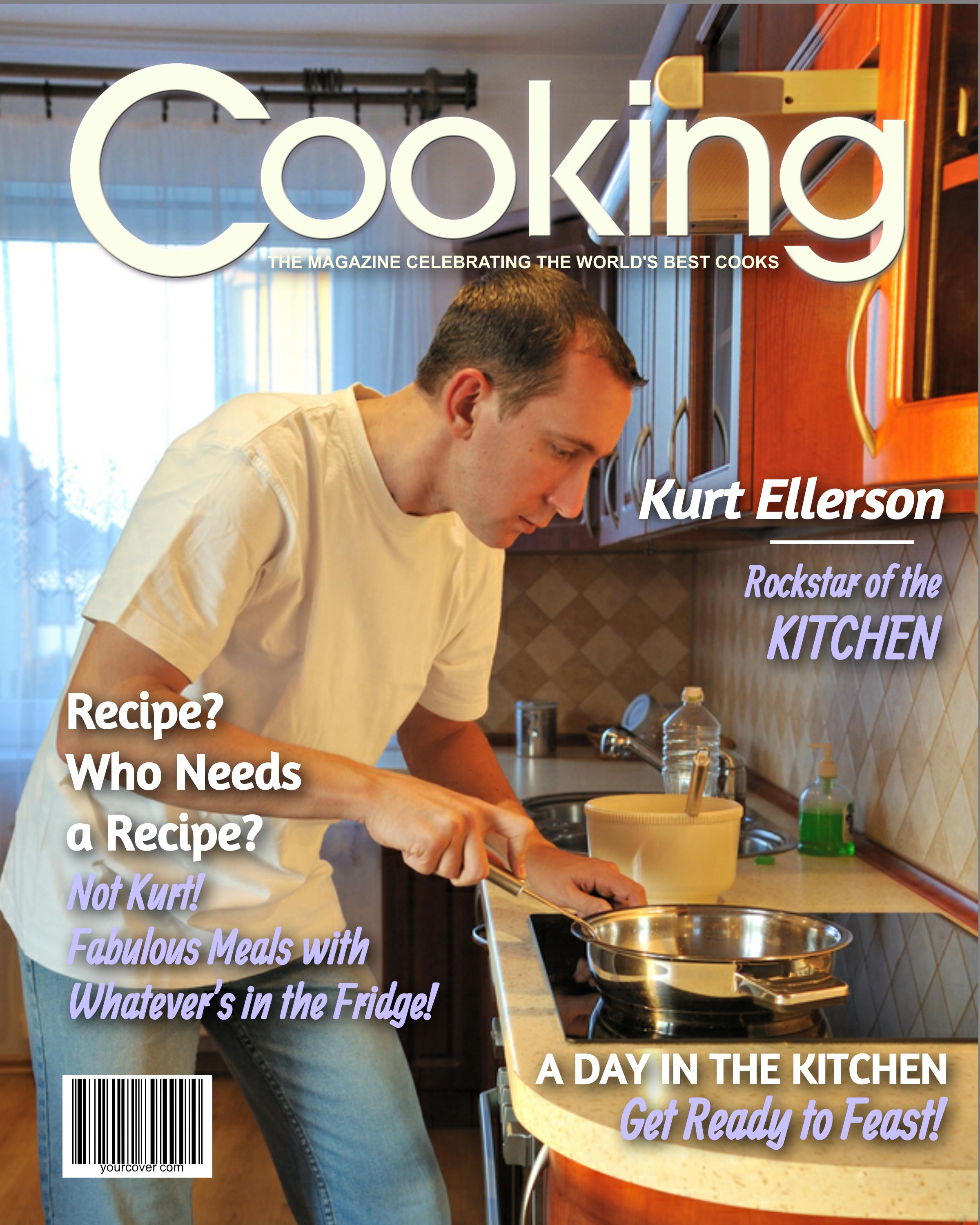 Cooking Magazine Cover Template