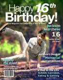 Personalized 16th Birthday Magazine Cover